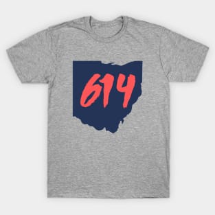 Columbus Ohio 614 Area Code T-Shirt